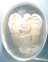1 Dozen Guardian Angel of Courage Worry Stone 1 1/2 inches each