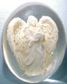1 Dozen Guardian Angel of Light Worry Stone 1 1/2 inches each