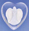 Serenity Heart Angel Worry Stone - Help to teach me so I know, When to stop and when to go.  Time for rest, or time to fly, Learn when to let the past go by.  Heal the pain, heal the strife.  Know the wonders of this live.  Heaven sent from up above, The Angels send this gift with love.