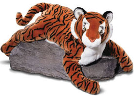 Over the years Gund has made beautifully detailed plush.  Their Designer Collection is the most realistic yet!  The Tigers are soft plush and cuddly!