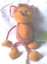 Gund String Bean Peanut Brittle the Monkey 8 1/2 inches