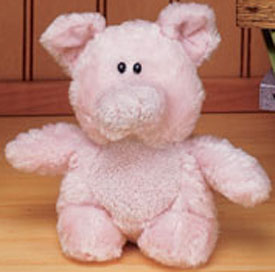 The adorable Farm Chubby Puffs are cuddly soft, chubby plush stuffed animal cows, donkeys and pigs!