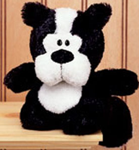 The adorable Skunk and Raccoon Chubby Puffs are cuddly soft, chubby plush stuffed animals!