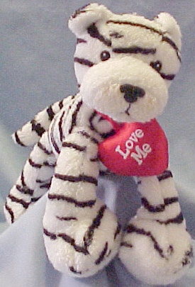 These adorable Gund Klumbsy Tigers, Kittens, Pandas and Turtles are all dressed up for Valentine's Day!