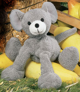 The adorable Klumbsy are cuddly soft, chubby plush stuffed aninmal Mice!