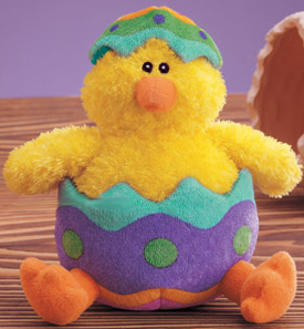 The ducks and chickens gathered here are cuddly soft plush stuffed animals and the perfect size to go anywhere.