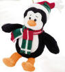 Gund Merry Moments Musical Penguin Ornament plays Jingle Bells 6 1/2 inches high