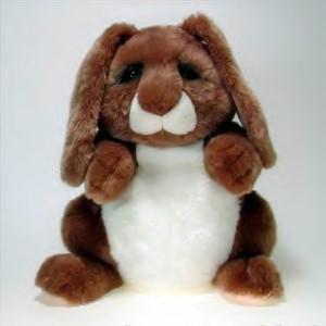 Lou Rankin, the Famous Wildlife Sculpter, helped to design a life like series of plush animals for Dakin.  His Bunny Rabbits are an Excellent example of his work!