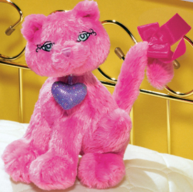Gunds Cattitudes are adorable cats with attitude!  The Siamese Cats are brightly colored giving them even more character as these stuffed animals, purses, security blankets and figurines.