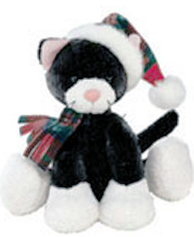 Click here for our selection of Gund Collectible Klumbsy Christmas Kittens and Cats