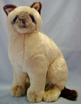 Lou Rankin, the Famous Wildlife Sculpt, helped to design a life like series of plush animals for Dakin.  From a British Short Hair Cat to Siamese Lou Rankin has brought to life these adorable Cats and Kittens.