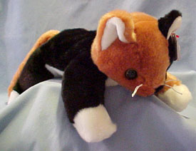 We carry a large selection of TY from Beanie Babies to Teenie Beanies we have all the Cats & Kittens here!