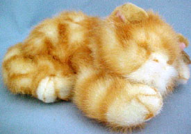 Russ Berrie the maker of fine quality Tabby Cat stuffed animal plush.