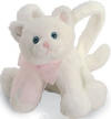 Gund Soft Plush Romps the White Kitty Cat Full Body Purse with Handles - Romps has an adorable pink nose and inside of her ears. A large pink ribbon is around her neck. The purse opens and closes with a zipper, is machine washable and safe for children and is 6 1/2 inches.