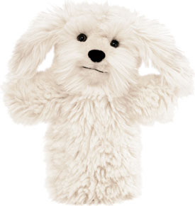 Tickle their imagination with these adorable finger and hand puppets.  From Afghan hounds to Shaggy Dogs we have the puppets gathered right here for all who love dogs!