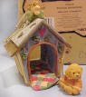 My Best Friend Christmas Ornament Poodle and Dog House 1 inch Poodle Figurine 2 1/2 inch High by 2 inches wide by 1 1/2 inches deep Dog House