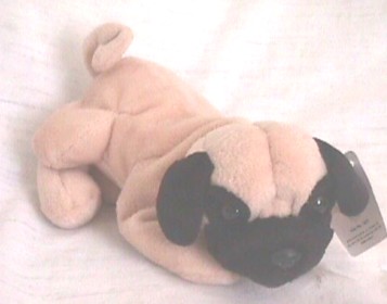 Puppies and Dogs by Russ Berrie.  Plush and Full of beans are all ready to come play!