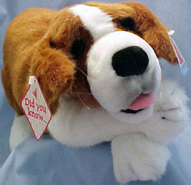 st bernard cuddly toy