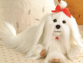 Plush stuffed animals and Sterling Silver Charm Maltese are just adorable.  They are sure to please any Maltese fan!