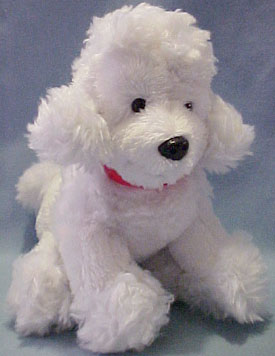 We carry a large selection of Poodle Puppy Dogs in collectible stuffed animals, figurines, ornaments, sterling silver charms, and purses. PLUS Poodles dressed up for the Holidays!  They are sure to please any Poodle fan!