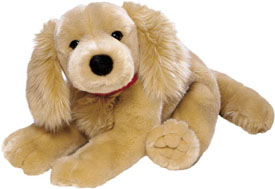 We carry a large selection of Golden Retriever collectibles.  We have Golden Retriever stuffed animals, figurines and sterling silver charms.  They are sure to please any Golden Retriever fan!