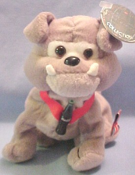 A LARGE variety of Plush Coca Cola International Dogs. English Bulldog, French Poodle and St. Bernard have been brought here from around the world to unite in PEACE.