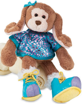 The adorable Sassationals are cuddly soft, chubby plush Puppy Dogs that are all dressed up!