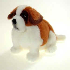 st bernard cuddly toy