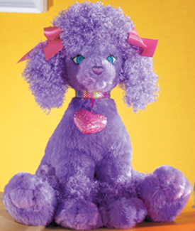 Gunds Poodletudes are adorable puppy dogs with attitude!  The Poodletudes Poodle Puppy Dogs are brightly colored giving them even more character.