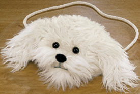 These adorable Beagle and Old English Sheepdog Puppy Dog Purses are sure to make you smile!