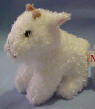 Gund E-I-O Goat - made from an ultra silky soft plush material makes an Bleating noise when squeezed 3 1/2 inches high and 4 inches long