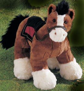 cuddly toy horse