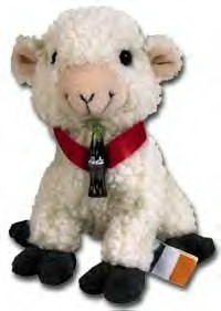 A LARGE variety of Plush Coca Cola International Farm Animals. From the Farms around the world, Bull, Cows, Pot Belly Pigs, LLama, Sheep, Rabbit and Ostrich have come to unite in PEACE.