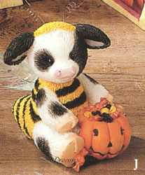 We carry a large selection Mary Moo Moo's Cow figurines and plush.  We have Mary Moo Moo's from 1999 to current selections including Christmas and Halloween.