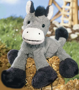 These adorable Donkeys are cuddly soft, chubby plush stuffed animals!