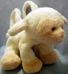 Gund Babs Cream Lamb Plush Purse - soft and cuddly with 2 handles and zipper closure (safe for ages over 3)  7 inches