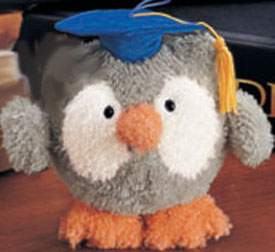 graduation stuffed owl