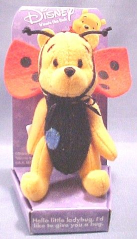 Winnie the Pooh is Jointed and dressed up like serveral different insects!  Anyone from 3 to 103 will love to play with these characters!