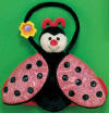 Gund Dazzle Bugs Red and Black Ladybug Purse - velvety soft plush (safe for ages over 3) 6 1/4 inches