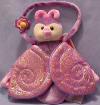 Gund Dazzle Bugs Purple Beetle Bug Purse - velvety soft plush (safe for ages over 3) 6 1/4 inches
