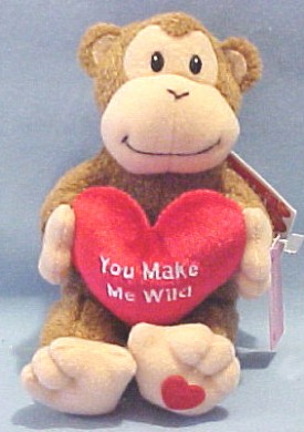 Click here to go to our selection of Collectible Valentine's Day plush Monkey Apes and Gorillas