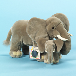 National Geographics Limited Edition Elephant and Calf are adorable Stuffed Animals
