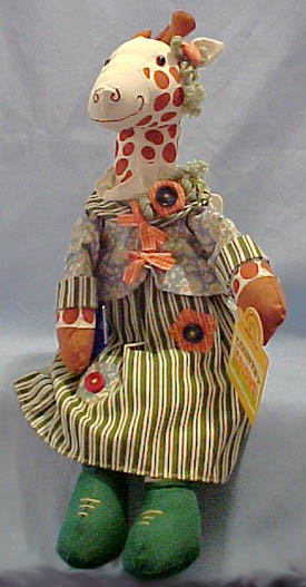 Adorable Giraffes all dressed up in their Sunday best make up the Country Cousins Series.