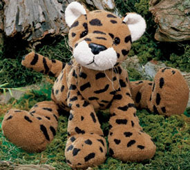 The adorable Footsies are cuddly soft, chubby plush Leopards and Tigers!
