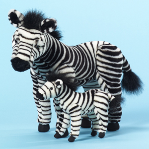 National Geographic has come out with a Collectible Plush Series including the Zebra!  Each Plush has a poster tag with facts and trivia about the zebra.