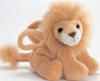 Gund Rex Lion King of the Jungle Plush Purse - soft and cuddly with 2 handles and zipper closure  7 inches