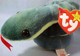 We carry a large selection of TY from Beanie Babies to Teenie Beanies we have all the Reptiles and Frogs here!