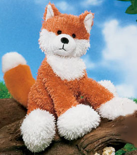 We have ADORABLE Fox stuffed full of fluff and ready to play!