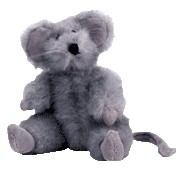 EEK EEK MICE!  Have no fear get down from your chair it is only TY Attic Treasure Colby Mouse and Squeaky Mouse!