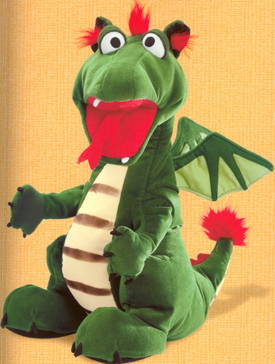 We carry a large selection of Mystical Creatures from Winged Horses to Unicorns in Hand Puppets.  Tickle someone specials imagination!